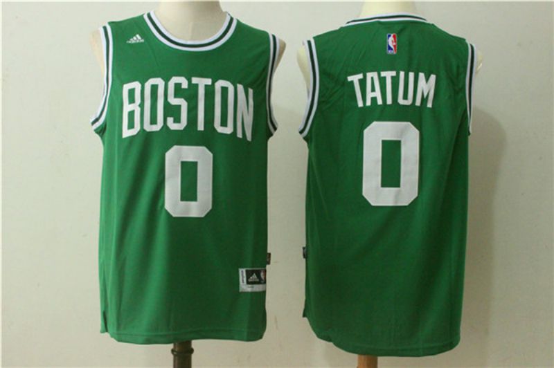 Men Boston Celtics 0 Jayson Tatum Green NBA Jerseys